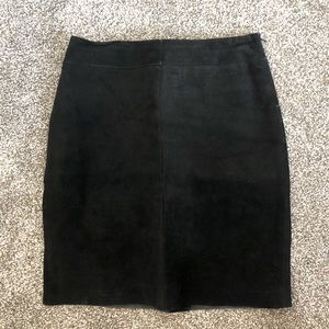 Express Black Knee-Length Skirt